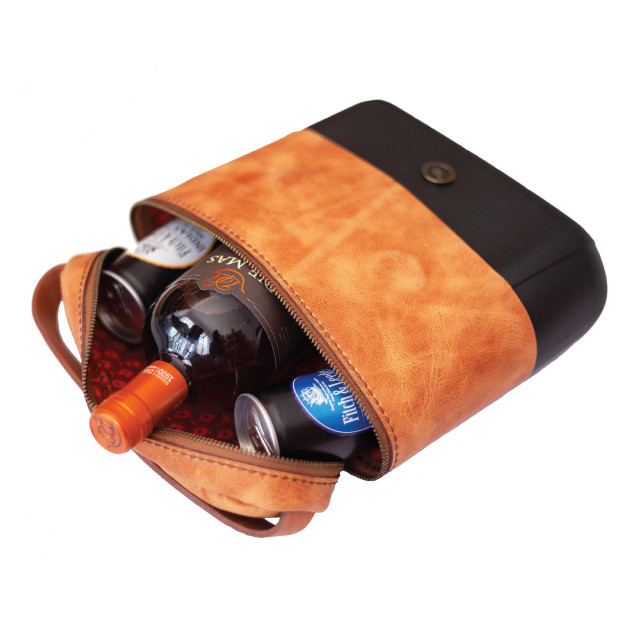 Original Magpie Gin Bag - Tan side view