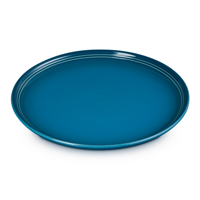 Le Creuset Coupe Collection Side Plate, 22cm - Deep Teal