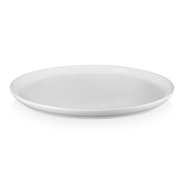 Le Creuset Coupe Collection Dinner Plate, 27cm - White