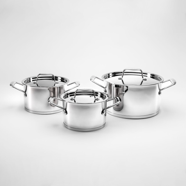 Jan 6 Piece Stainless Steel Pot Set product shot
