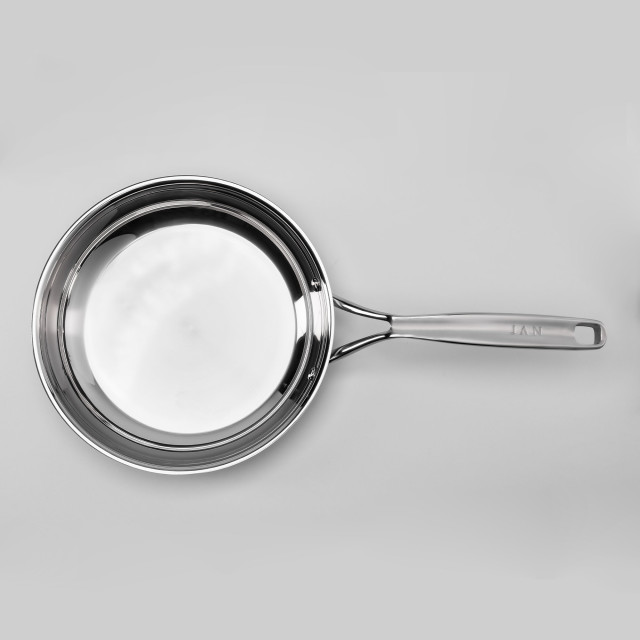 Jan Stainless Steel Frying Pan - 28cm top view