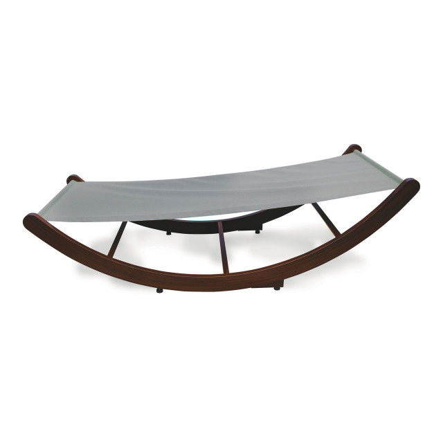 RAW Hammock Lounger - Charcoal in use
