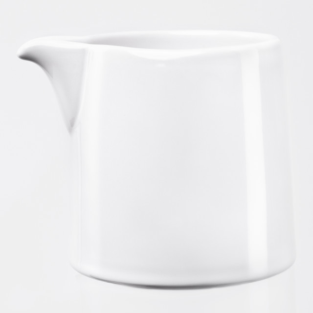 JAN Flat Stackable Creamer - White product shot 