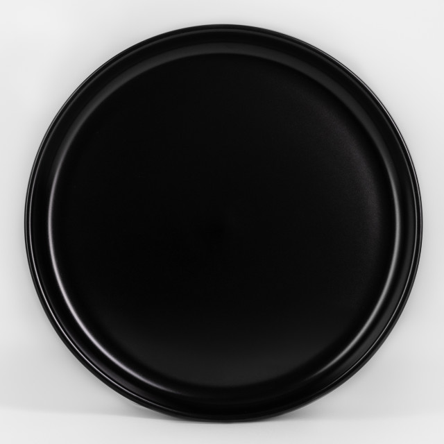 JAN Flat Stackable Side Plate, Set of 4 - Black product shot