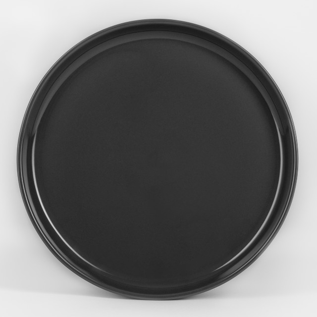 JAN Flat Stackable Side Plate, Set of 4 - Dark Grey product shot