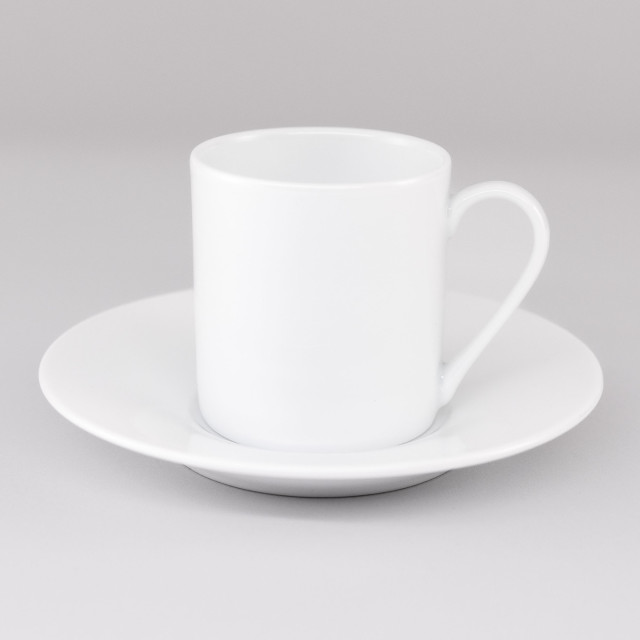 JAN White Espresso Cup & Saucer, Set of 4 product shot