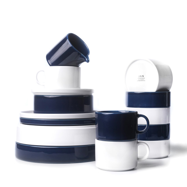 JAN Flat Stackable Nibble Bowls, Set of 4