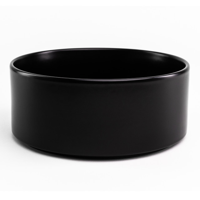JAN Flat Stackable Salad Bowl, 23cm - Black product shot 