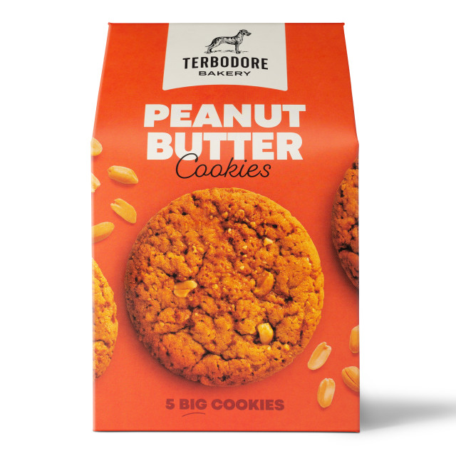 Terbodore Bakery Peanut Butter Cookies, 220g front view