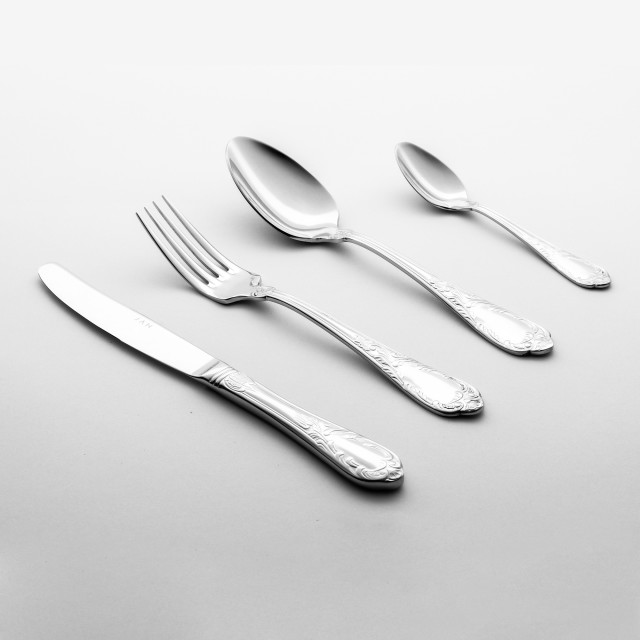 JAN Pluto 16 Piece Cutlery Set side view