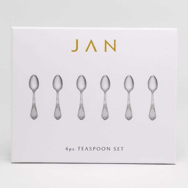JAN Pluto Teaspoons, Set of 6 packaging shot