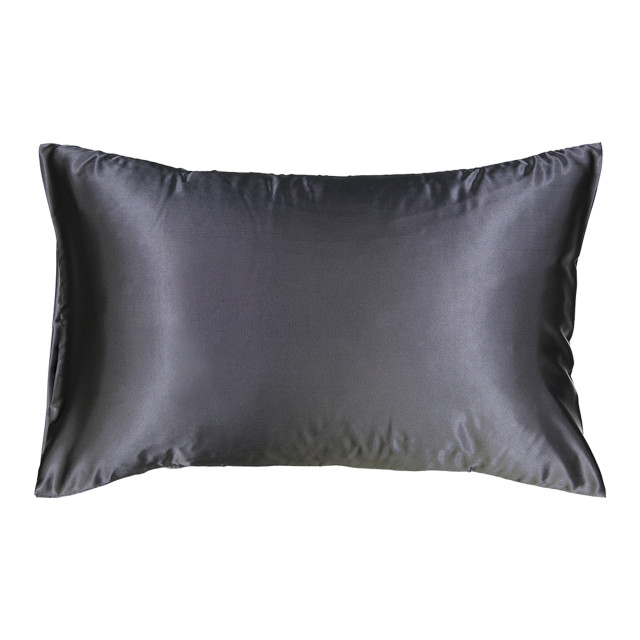 Dear Deer Satin Pillow Slip, 45 x 70 cm - Dark Charcoal product shot