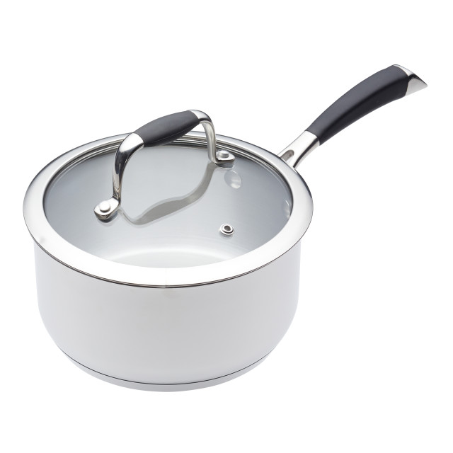 MasterClass 5 Piece Deluxe Stainless Steel Cookware Set detail shot