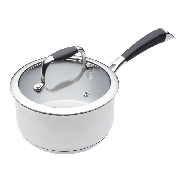 MasterClass 5 Piece Deluxe Stainless Steel Cookware Set detail shot