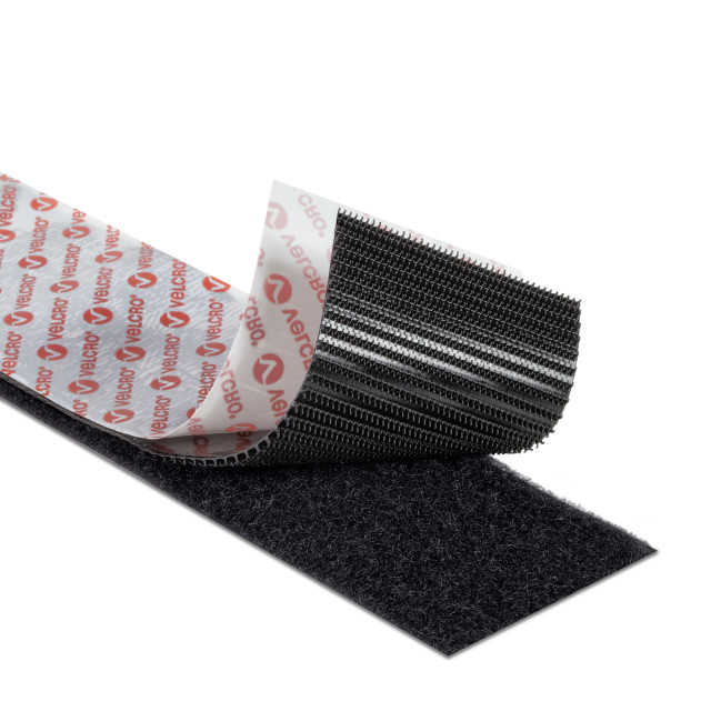 Velcro Brand Heavy Duty Stick On Tape - Black product shot