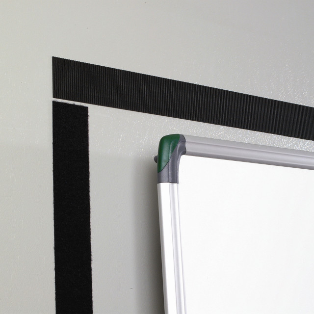 Velcro Brand Heavy Duty Stick On Tape - Black in use