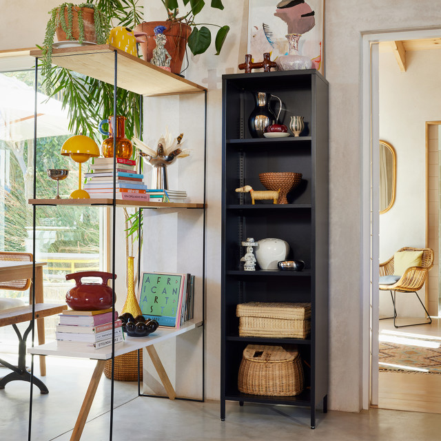 Popstrukt Wafer Tall Shelf - Black Sand