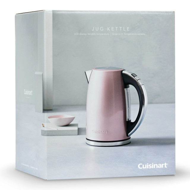 Cuisinart Temperature Control Kettle - Vintage Pink packaging