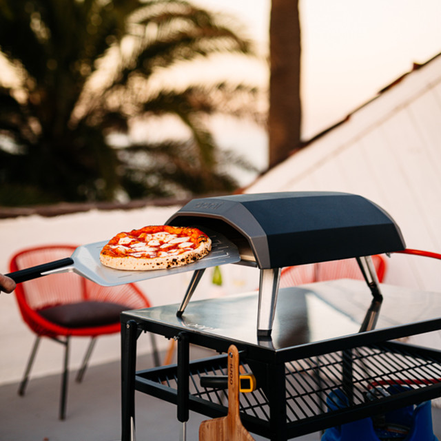 Ooni Koda 12 Gas Pizza Oven, 30cm in use