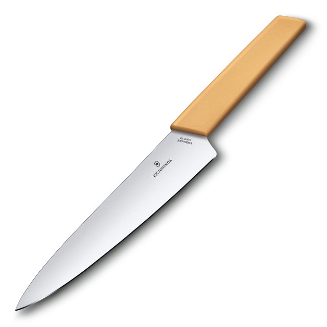 Victorinox Swiss Modern Carving Knife, 19cm - Yellow side view