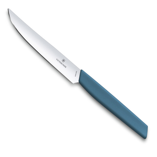 Victorinox Swiss Modern Steak Knife, 12cm - Cornflower Blue product shot