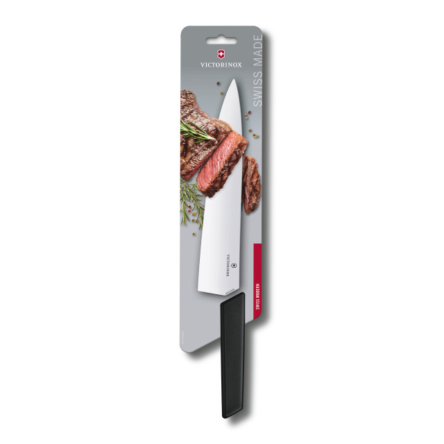 Victorinox Swiss Modern Carving Knife, 25cm - Black packaging shot
