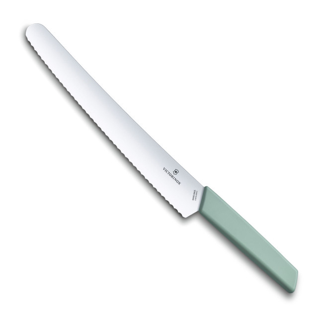 Victorinox Swiss Modern Serrated Bread & Pastry Knife, 26cm - Blue product shot