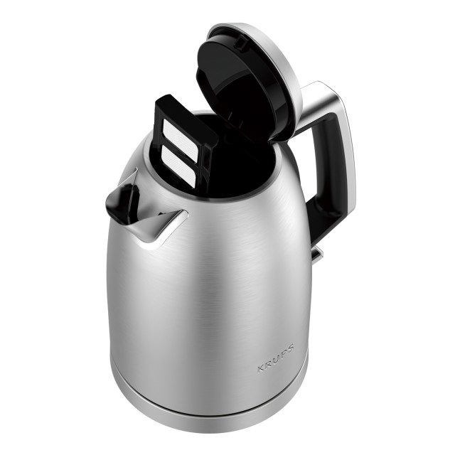 Krups Excellence Stainless Steel Kettle, 1.7L top open