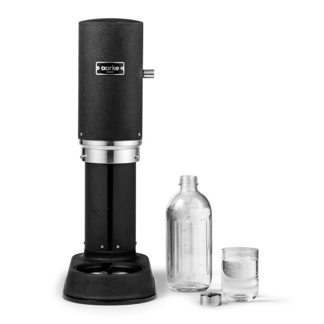 Aarke Carbonator Pro Matt - Black front view