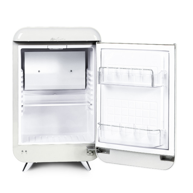 Retroline Mini Bar Fridge, 30 L - Cream detail shot