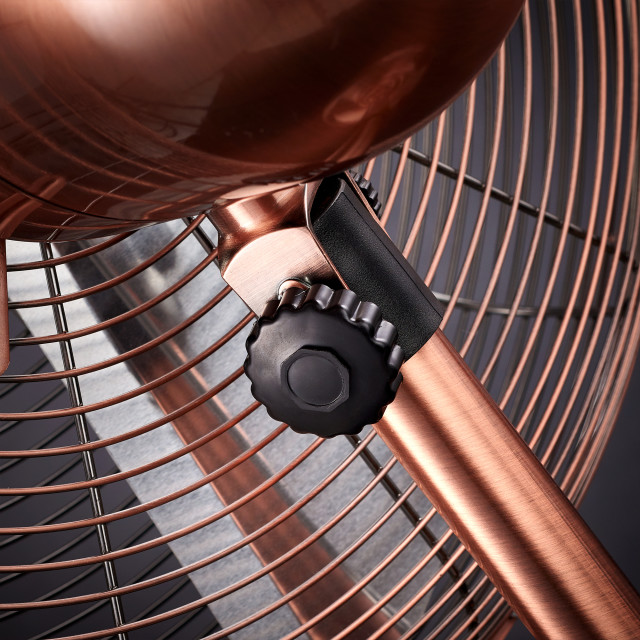 Russell Hobbs Copper Pedestal Fan tilt adjustment