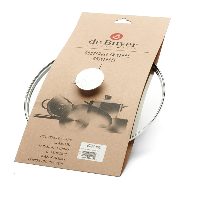 De Buyer Glass Lid - 28cm packaging shot