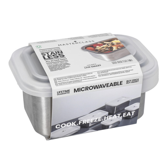 MasterClass All-in-One Stainless Steel Food Storage Dish, Sleeved - 500ml