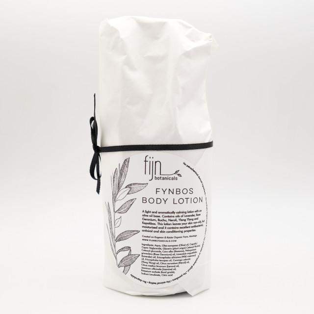 Fijn Botanicals Fynbos Body Lotion, 200ml - Frosted Glass Product Packaging