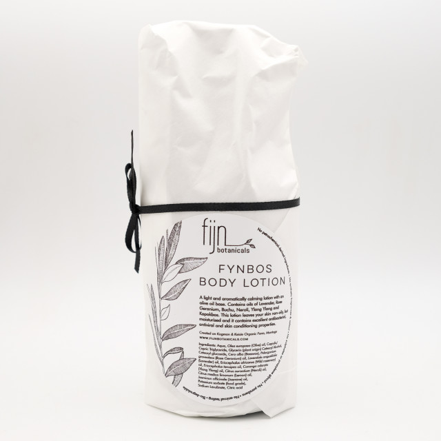 Fijn Botanicals Fynbos Body Lotion, 200ml - Amber Glass Product Packaging