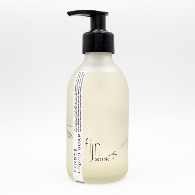Fijn Botanicals Fynbos Liquid Soap, 200ml - Frosted Glass Product Image