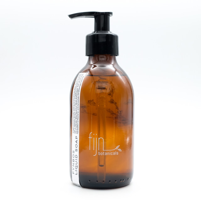 Fijn Botanicals Fynbos Liquid Soap, 200ml - Amber Glass Product Image