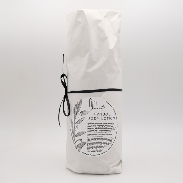 Fijn Botanicals Fynbos Body Lotion, 500ml - Frosted Glass Product Packaging