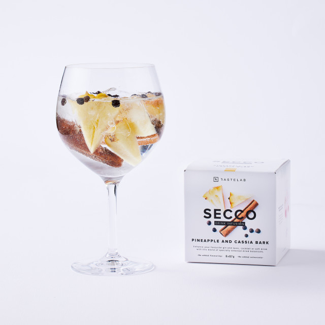 Secco Pineapple and Cassia Bark Drink Infusion, Pack of 8 Product In Use