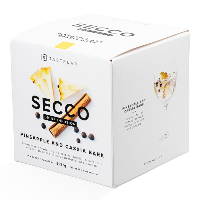 Secco Pineapple and Cassia Bark Drink Infusion, Pack of 8 Product Image