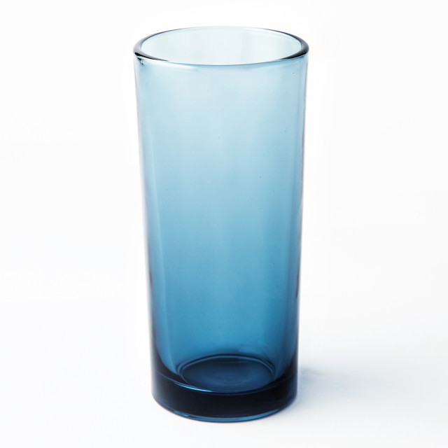 Jenna Clifford Solid Colour Highball Glasses, Set of 4 - Dark Blue Product Image