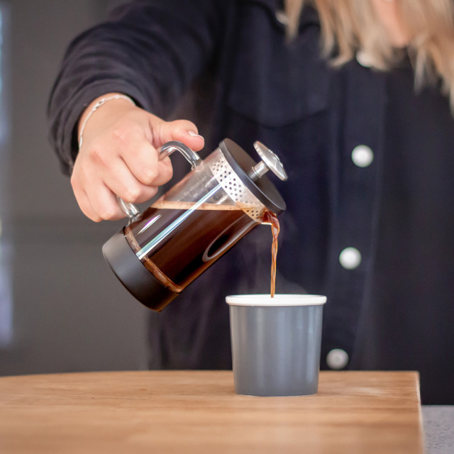Barista & Co Core Coffee Press, 3 Cup - 3 Cup - Black