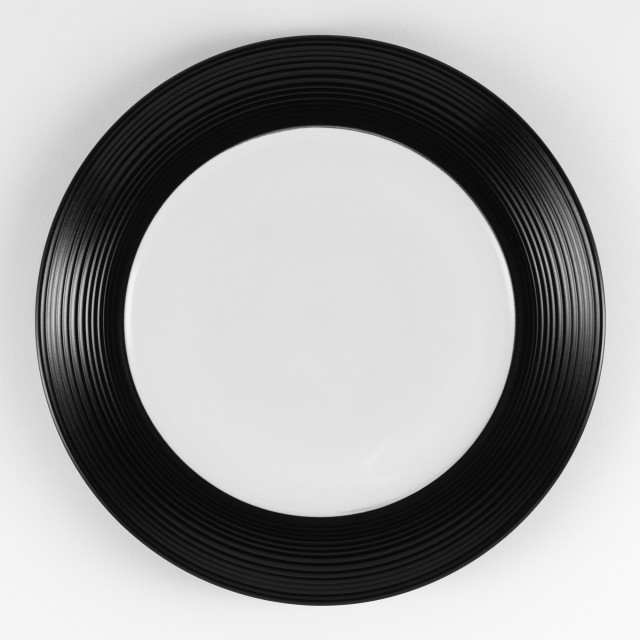 BlancNoir Dinner Plates, Set of 4 Product Image