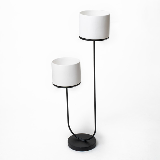 Native Decor Matte Black U-Planter Product Image