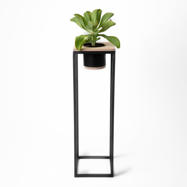 Native Decor Avani Mono Metal Planter Product In Use 