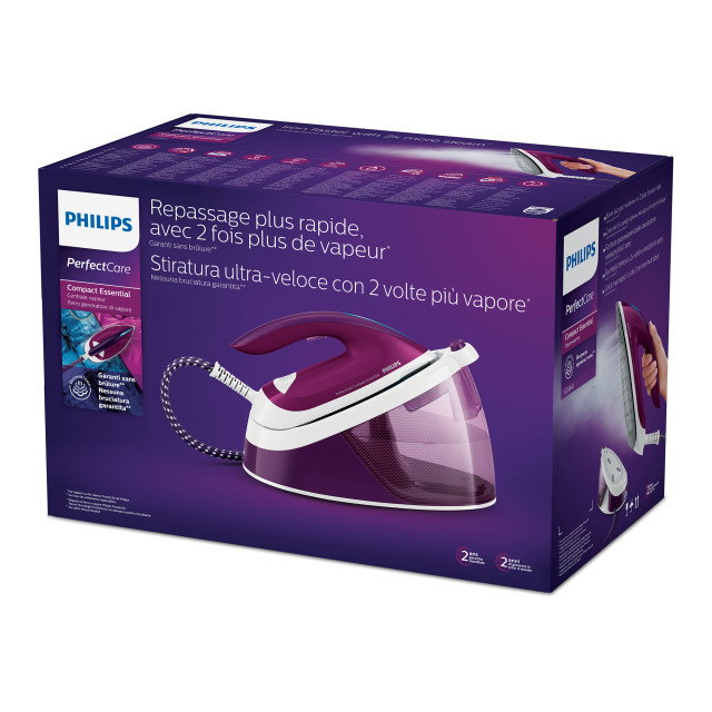 Philips Perfectcare Compact Steam Generator Iron, 2400W packaging