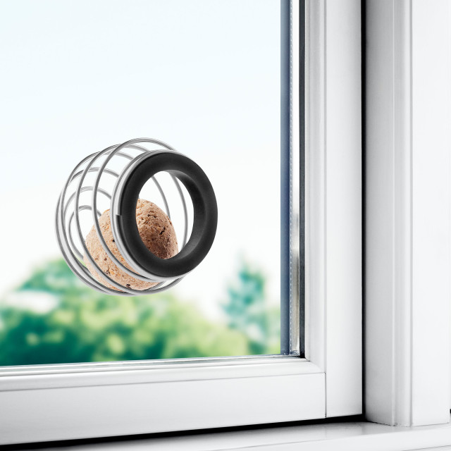 Eva Solo Window Suet Bird Feeder in use