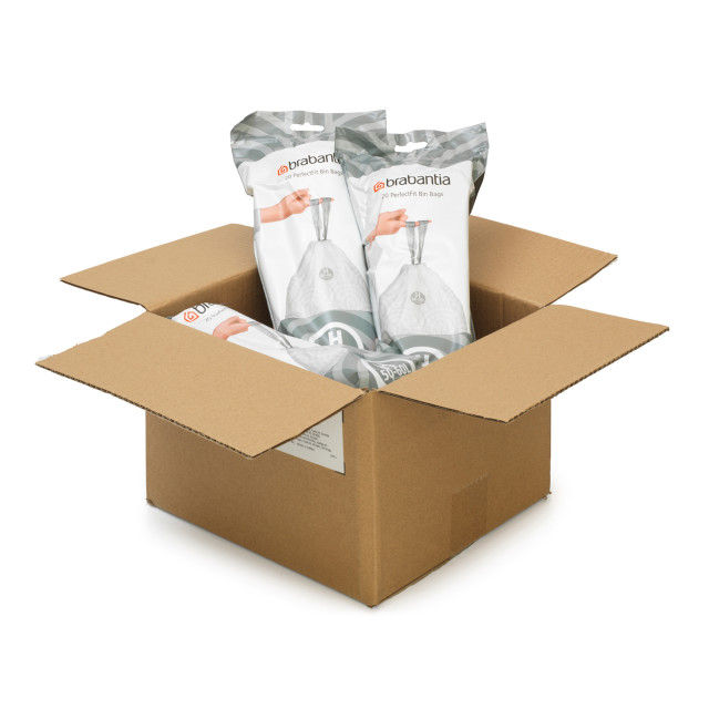Brabantia BinLiners, Pack of 6 - Code H, 50-60L packaging