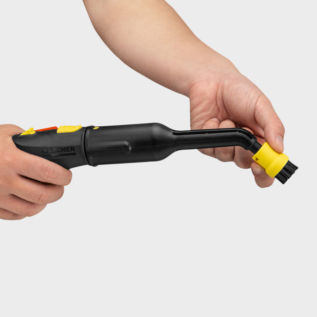 Karcher Round brushes set For SC2 Deluxe Steam Cleaner,SC2,4 Easyfix Steam Cleaner Product Being Attached