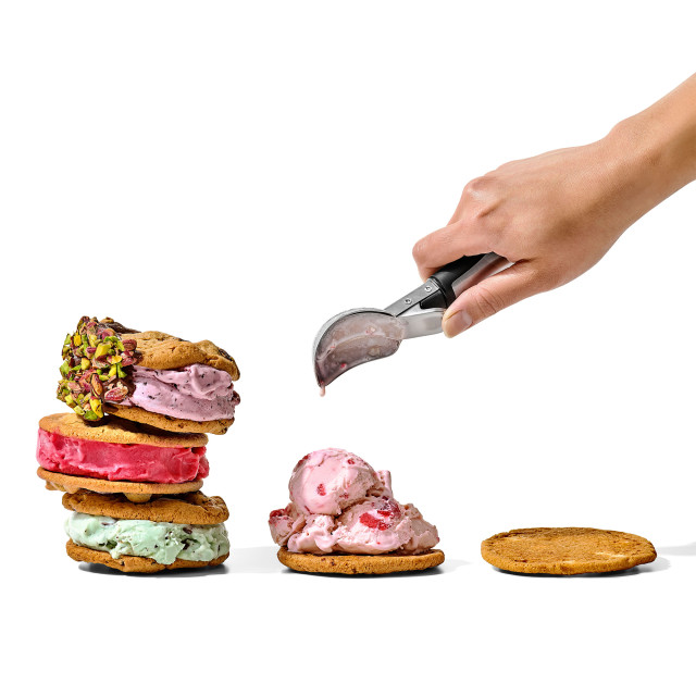 OXO Stainless Steel Lever Ice Cream Scoop